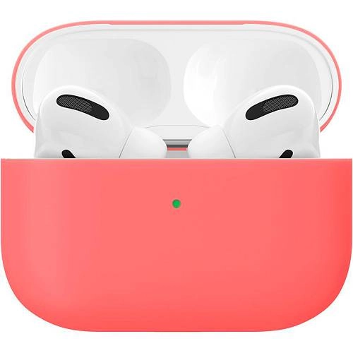 Фото Чехол силиконовый VLP Soft Touch для AirPods 3, коралловый Фото Чехол силиконовый VLP Soft Touch для AirPods 3, коралловый