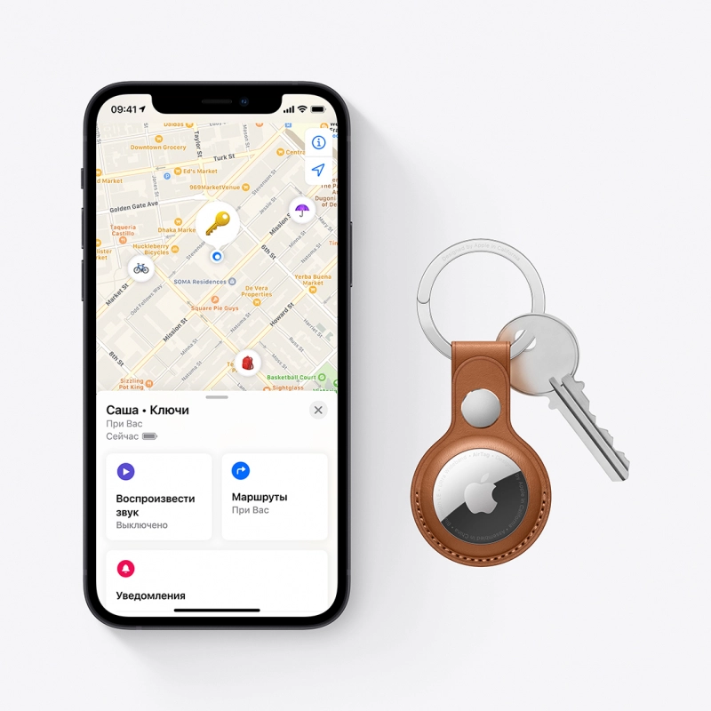 Поисковый трекер Apple AirTag белый