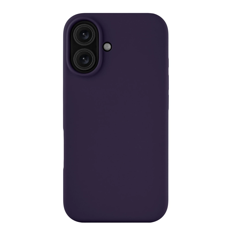 Фото Чехол защитный uBear Touch Mag Case для iPhone 16, темно-фиолетовый Фото Чехол защитный uBear Touch Mag Case для iPhone 16, темно-фиолетовый