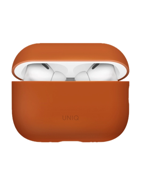 Фото Чехол Uniq LINO для AirPods Pro 3, Sunset Orange Фото Чехол Uniq LINO для AirPods Pro 3, Sunset Orange
