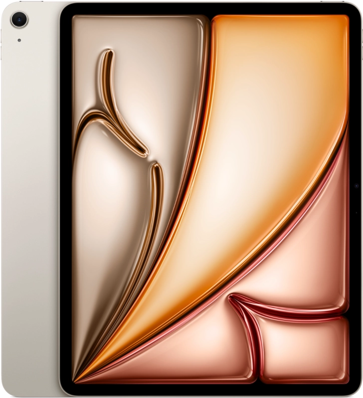 На фото изображено Apple iPad Air M3 (2025) 13” дюймов Wi-Fi 1 ТБ, Сияющая звезда
