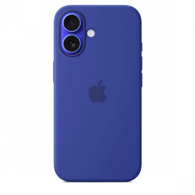 Фото Чехол Apple для iPhone 16 Silicone with MagSafe, ультрамарин Фото Чехол Apple для iPhone 16 Silicone with MagSafe, ультрамарин