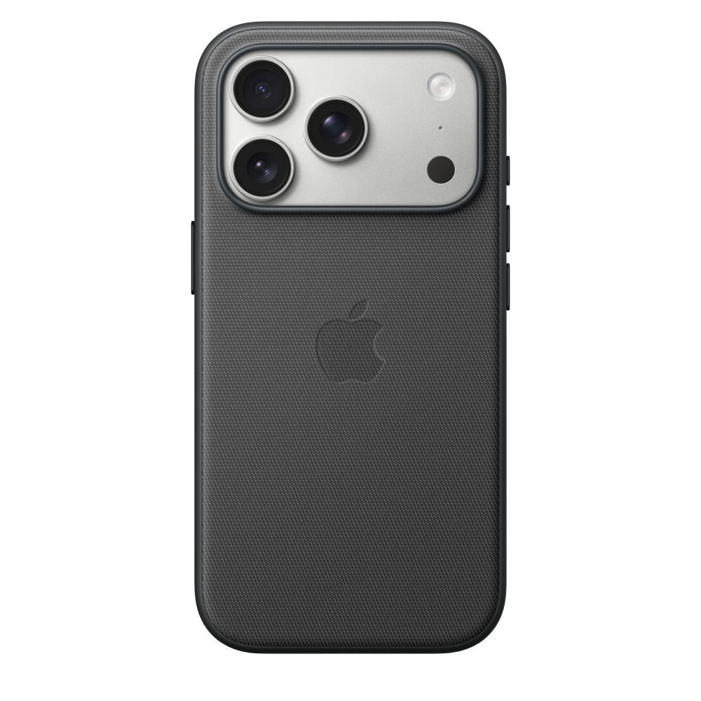 Фото Чехол защитный Apple TechWoven Case with MagSafe для iPhone 17 Pro, чёрный На фото изображено Чехол защитный Apple TechWoven Case with MagSafe для iPhone 17 Pro, чёрный