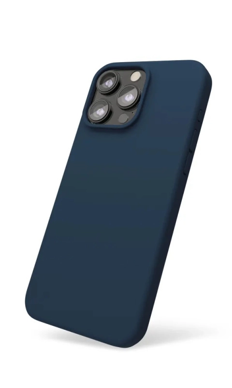 Фото Чехол защитный VLP Aster Case с MagSafe для iPhone 15 Pro, темно-синий