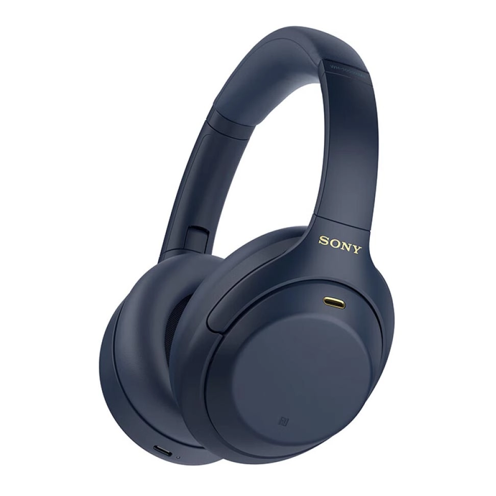 Фото Беспроводные наушники Sony WH-1000XM4, Синий На фото изображено Беспроводные наушники Sony WH-1000XM4, Синий
