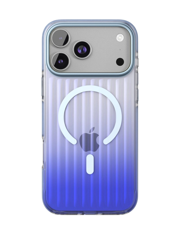 Фото Чехол защитный VLP Pulse Case с MagSafe для iPhone 17 Pro Max, синий Фото Чехол защитный VLP Pulse Case с MagSafe для iPhone 17 Pro Max, синий