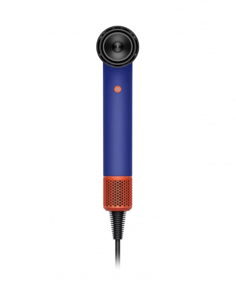 На фото изображено Фен Dyson HD18 Supersonic R Pro, Vinca Blue/Topaz Orange