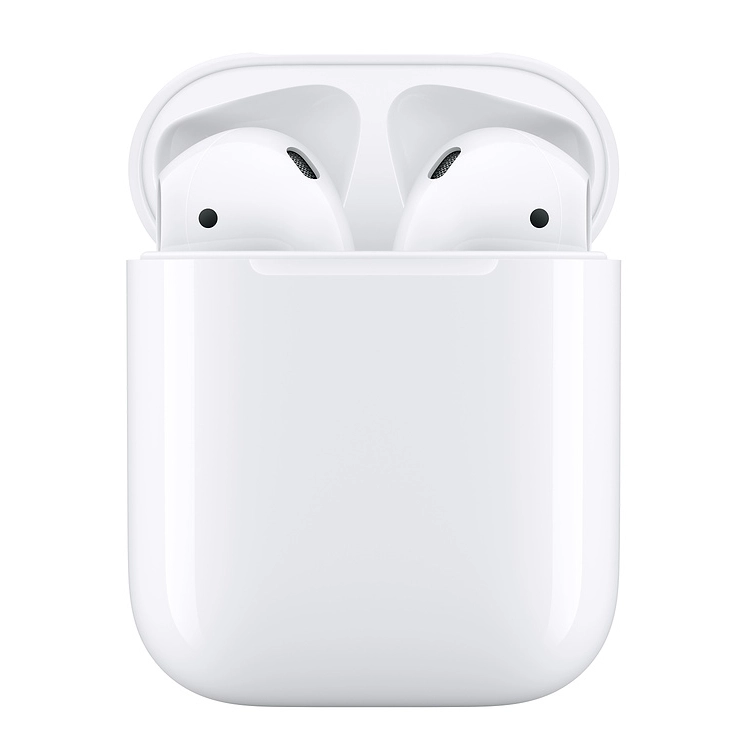 Наушники Apple AirPods 2 (2019) в зарядном футляре, белый Наушники Apple AirPods 2 (2019) в зарядном футляре, белый