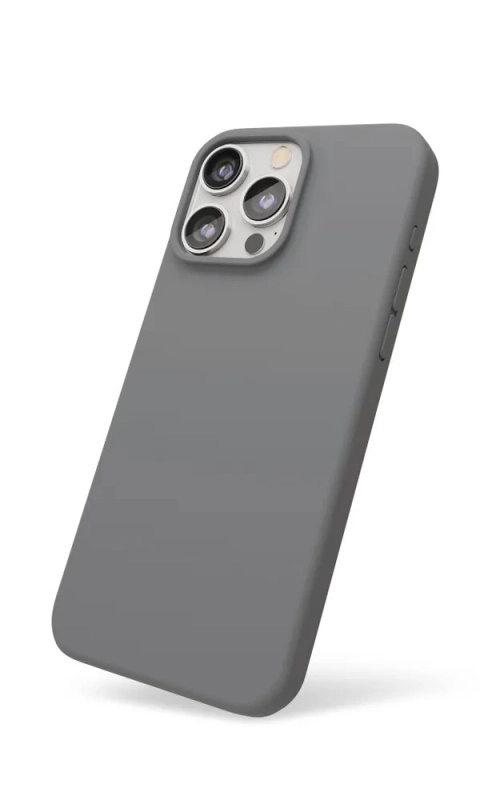 Фото Чехол защитный VLP Aster Case с MagSafe для iPhone 15 Pro, серый