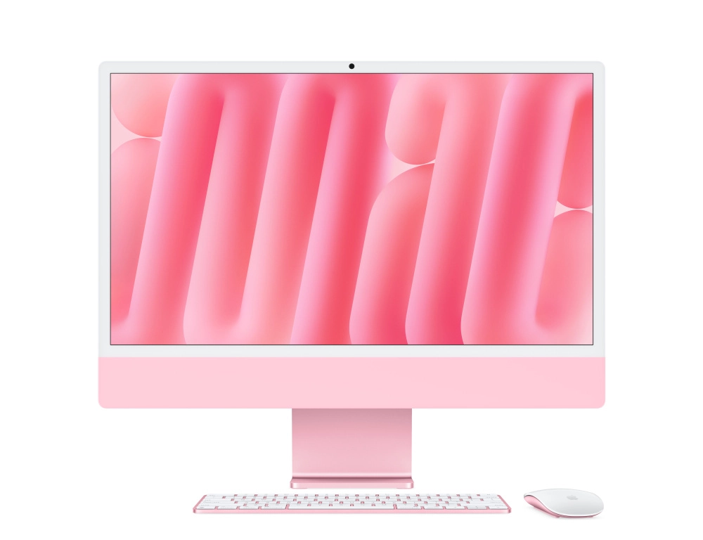 Фото Apple iMac 24" Retina 4,5K, M4 10C / 10C, 16 ГБ, 256 ГБ, Розовый На фото изображено Apple iMac 24" Retina 4,5K, M4 10C / 10C, 16 ГБ, 256 ГБ, Розовый
