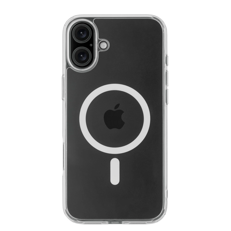 Фото Чехол защитный uBear Real Mag Case для iPhone 16 Plus, усиленный, прозрачный Фото Чехол защитный uBear Real Mag Case для iPhone 16 Plus, усиленный, прозрачный