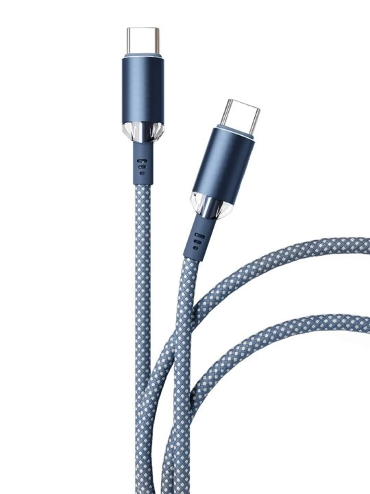 Фото Кабель VLP Diamond Cable USB-C/USB-C, 1.2м, темно-синий Фото Кабель VLP Diamond Cable USB-C/USB-C, 1.2м, темно-синий