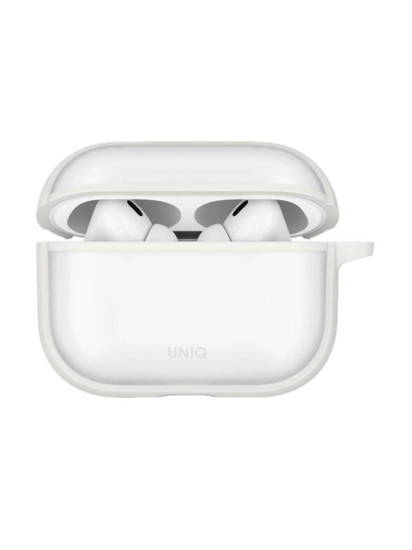 Фото Чехол Uniq Veren для AirPods Pro 3, Chalk Frost