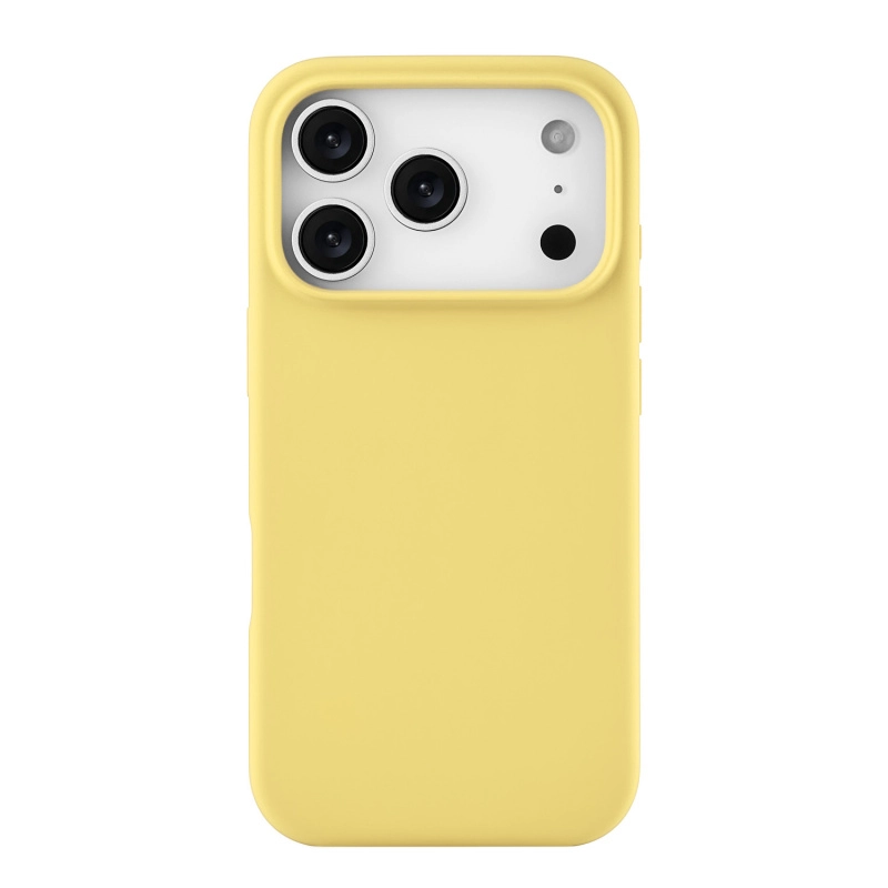 Фото Чехол защитный uBear Touch Mag Case для iPhone 17 Pro, MagSafe, светло-жёлтый