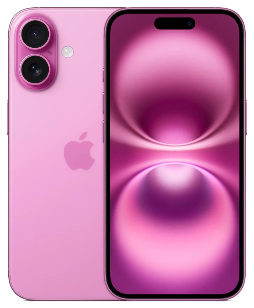 На фото изображено Apple iPhone 16, 512 ГБ, Розовый
