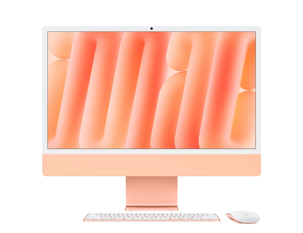 Фото Apple iMac 24" Retina 4,5K, M4 10C / 10C, 32 ГБ, 1 ТБ, Оранжевый На фото изображено Apple iMac 24" Retina 4,5K, M4 10C / 10C, 32 ГБ, 1 ТБ, Оранжевый