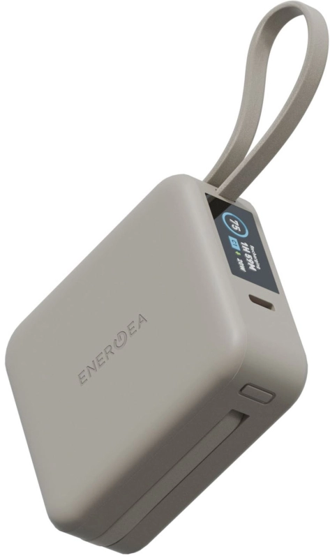Фото Внешний аккумулятор Energea MagPac Mini Plus 10000 mAh, бежевый Фото Внешний аккумулятор Energea MagPac Mini Plus 10000 mAh, бежевый