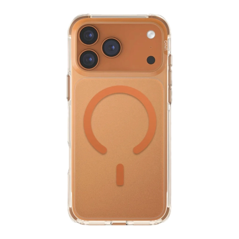 Фото Uniq Lifepro Xtreme AF для iPhone 17 Pro Max, прозрачный/оранжевый Фото Uniq Lifepro Xtreme AF для iPhone 17 Pro Max, прозрачный/оранжевый