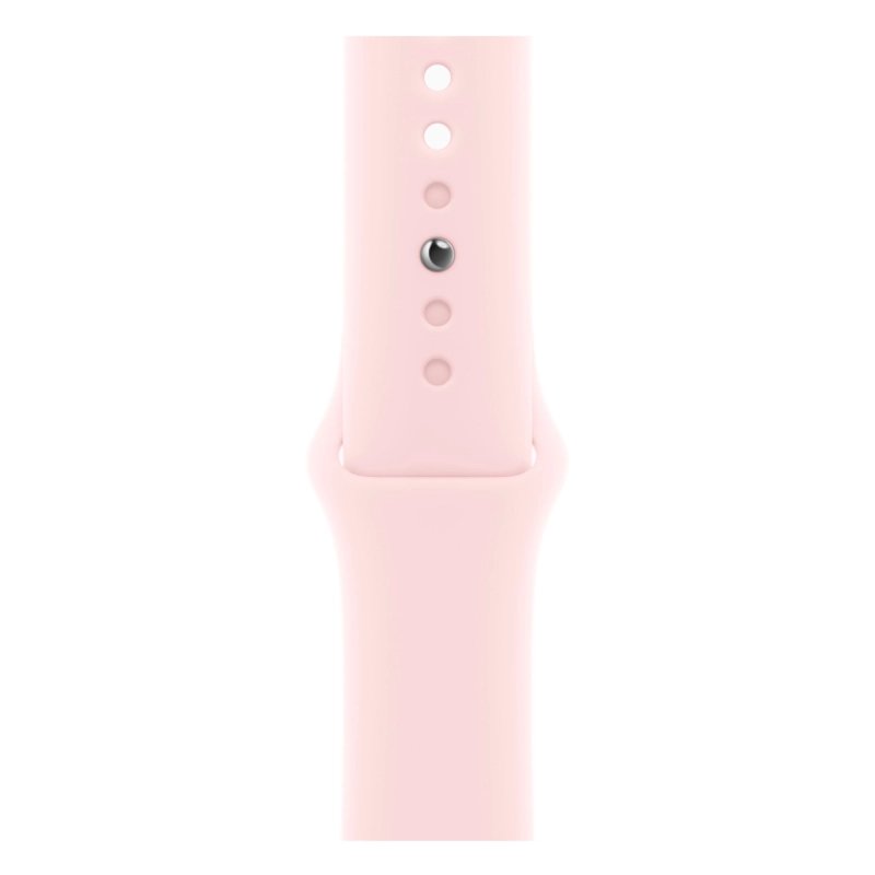 Apple Watch Series 9, 41 мм, корпус из алюминия цвета «Розовый», спортивный ремешок, размер S/M
