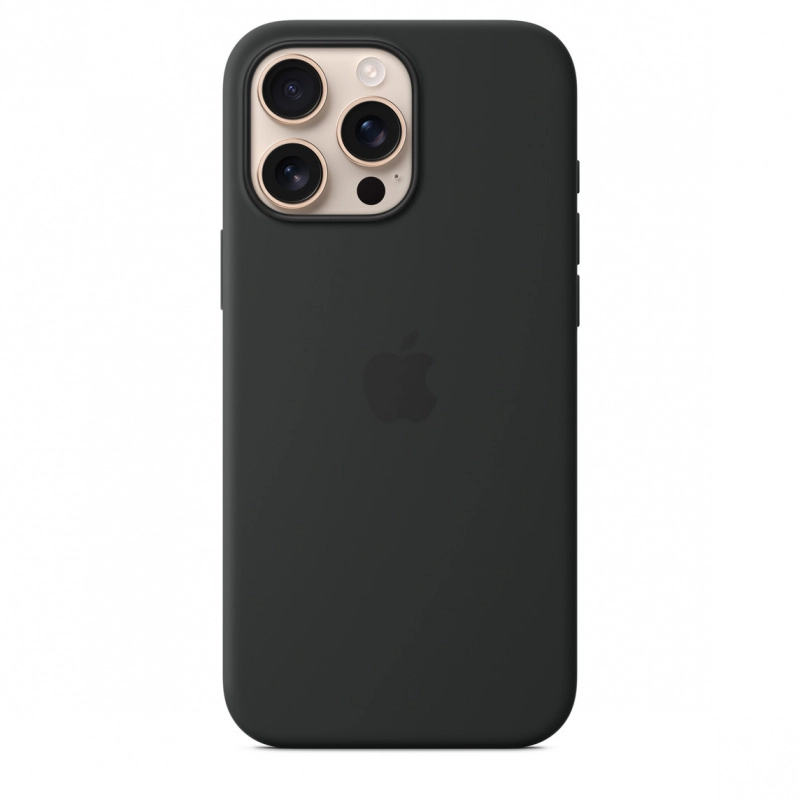 Фото Чехол Apple Silicone Case для iPhone 16 Pro Max with MagSafe, черный