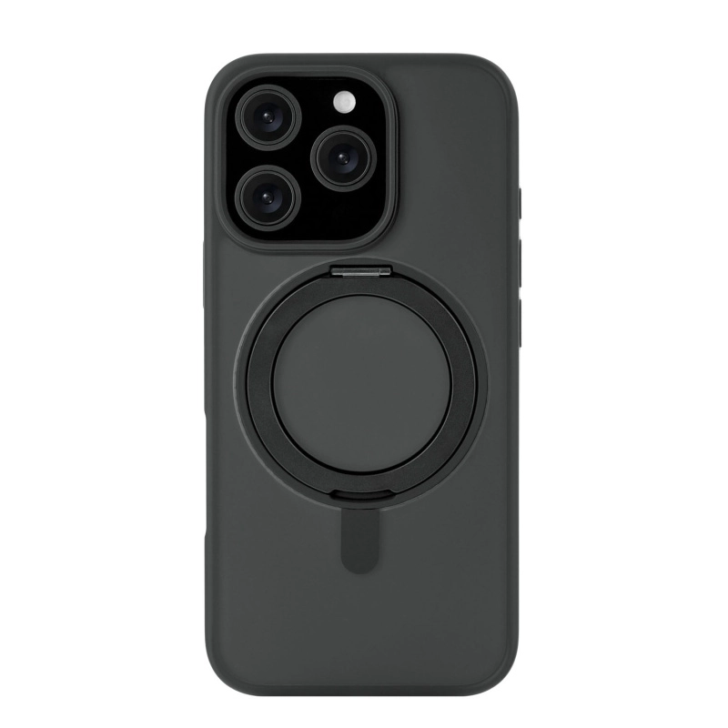 Фото Чехол защитный uBear Clip 360 Mag Case для iPhone 16 Pro, с магнитной подставкой, черный Фото Чехол защитный uBear Clip 360 Mag Case для iPhone 16 Pro, с магнитной подставкой, черный