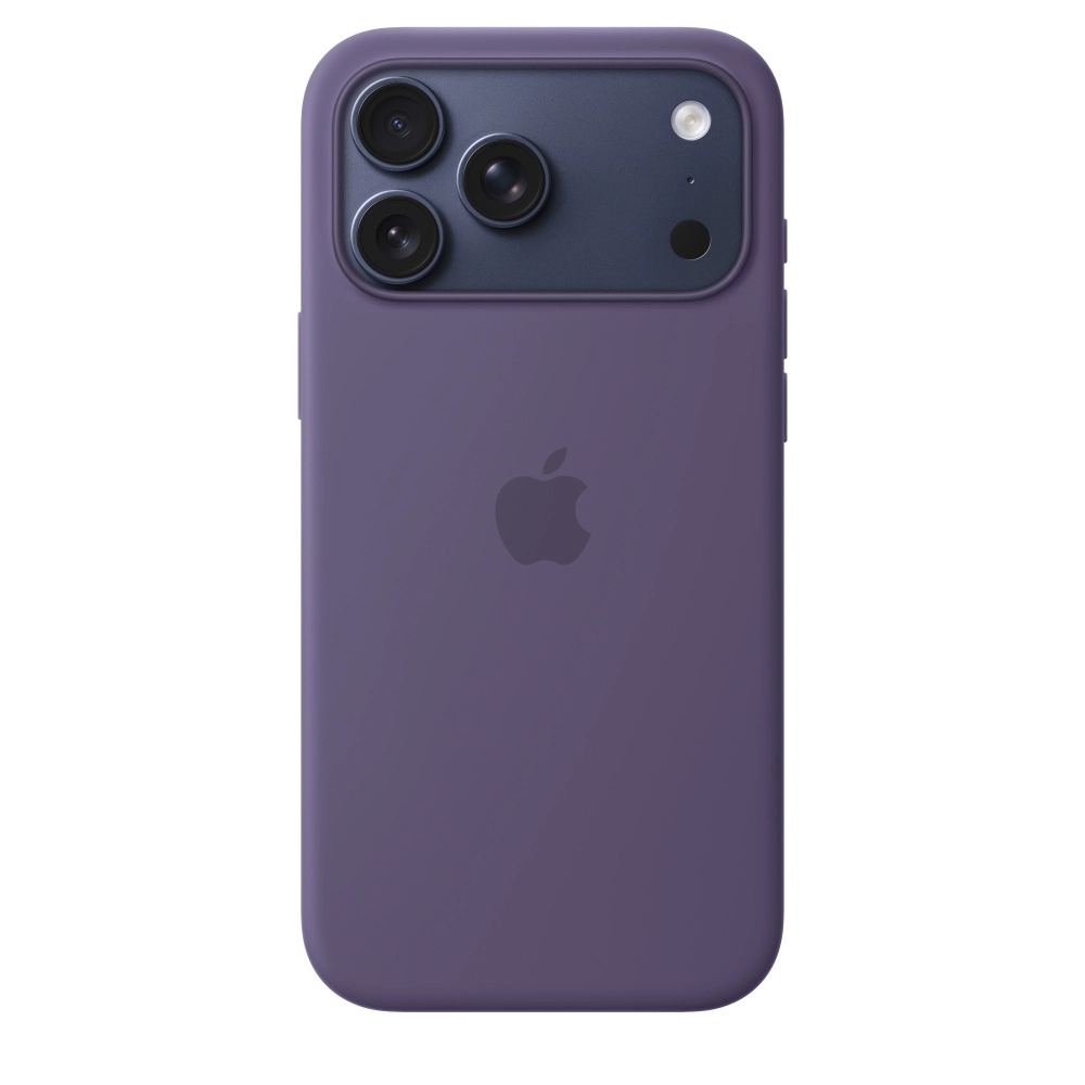 Фото Чехол защитный Apple Silicone Case with MagSafe для iPhone 17 Pro Max, фиолетовый Фото Чехол защитный Apple Silicone Case with MagSafe для iPhone 17 Pro Max, фиолетовый