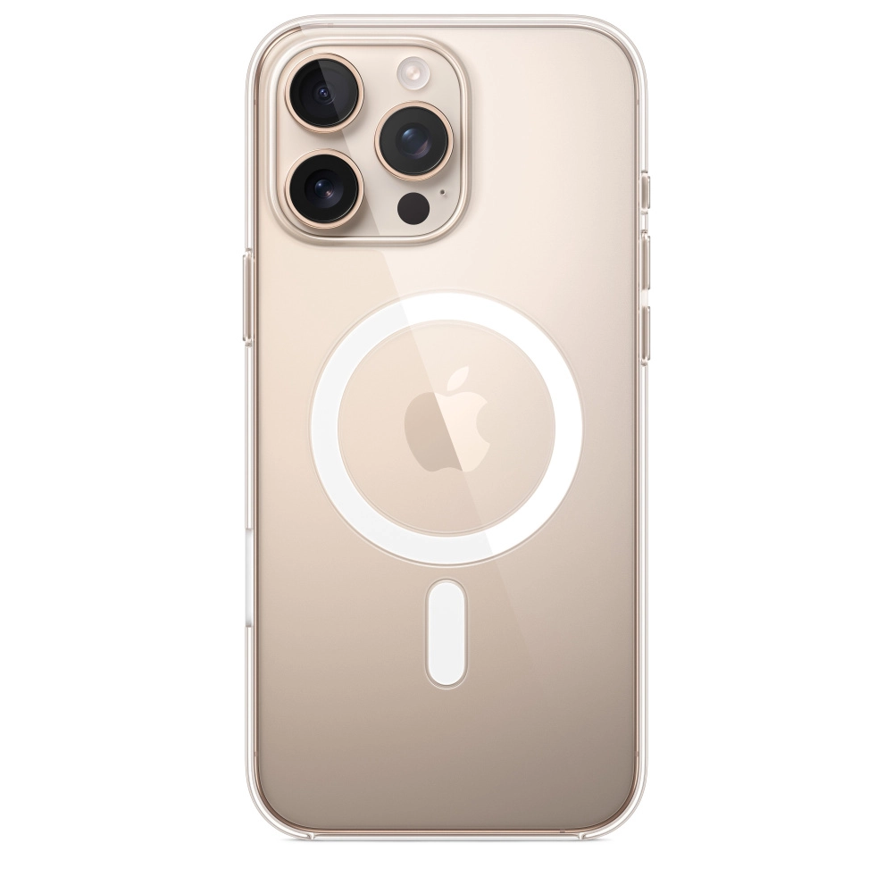 Фото Чехол Apple для iPhone 16 Pro Max with MagSafe, прозрачный Фото Чехол Apple для iPhone 16 Pro Max with MagSafe, прозрачный