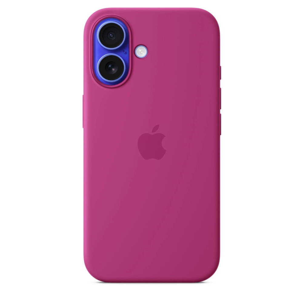 Фото Чехол Apple для iPhone 16 Silicone with MagSafe, фуксия Фото Чехол Apple для iPhone 16 Silicone with MagSafe, фуксия