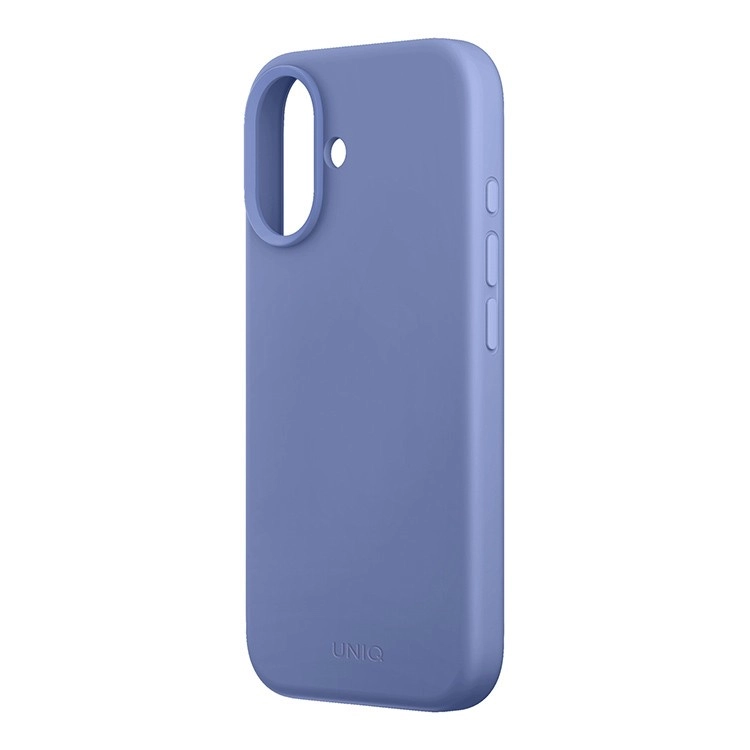 Фото Чехол Uniq для iPhone 16 LINO Magsafe, синий Фото Чехол Uniq для iPhone 16 LINO Magsafe, синий