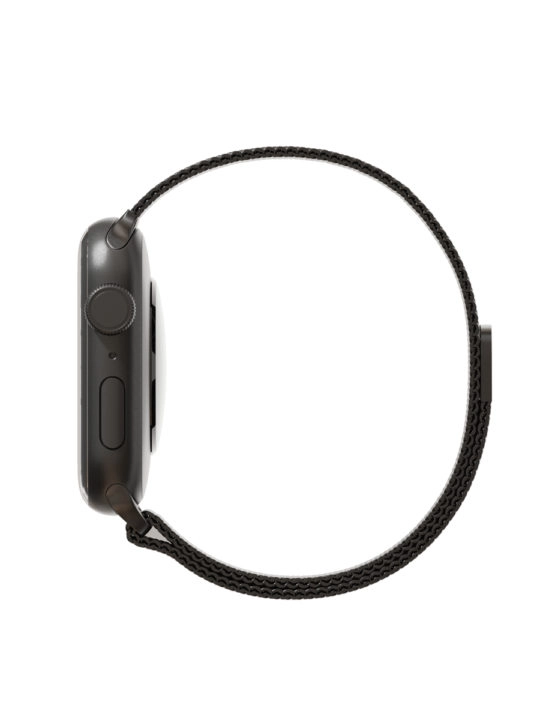 Ремешок из нержавеющей стали сетчатый VLP для Apple Watch 42/44/45, чёрный Ремешок из нержавеющей стали сетчатый VLP для Apple Watch 42/44/45, чёрный