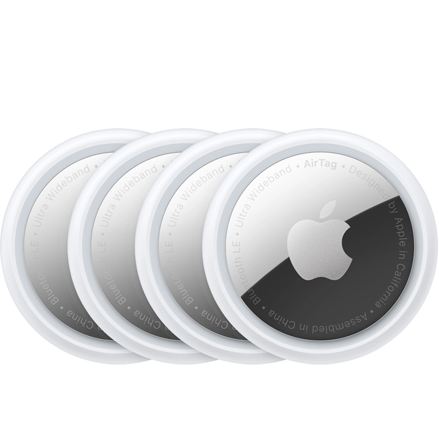 Фото Поисковый трекер Apple AirTag белый (4 штуки) Фото Поисковый трекер Apple AirTag белый (4 штуки)