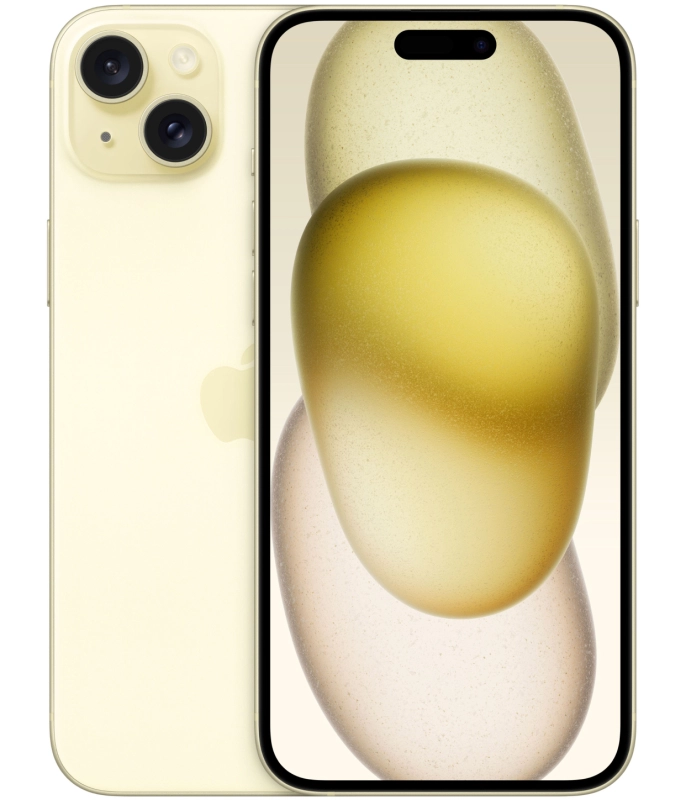 Фото Apple iPhone 15 Plus, 512 ГБ, Желтый На фото изображено Apple iPhone 15 Plus, 512 ГБ, Желтый