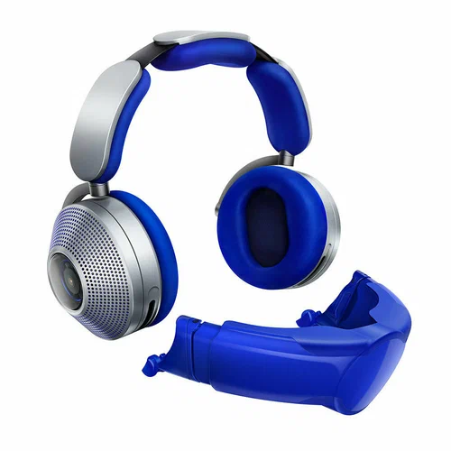 Фото Dyson Zone Satin Silver/Ultra Blue Фото Dyson Zone Satin Silver/Ultra Blue